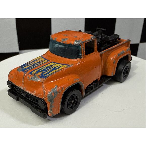 Vintage 1973 Hot Wheels Hi Tail Hauler 1956 Ford F100 Pickup Motorcycles HK - Picture 1 of 10